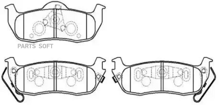 

Тормозные колодки HSB hp5208