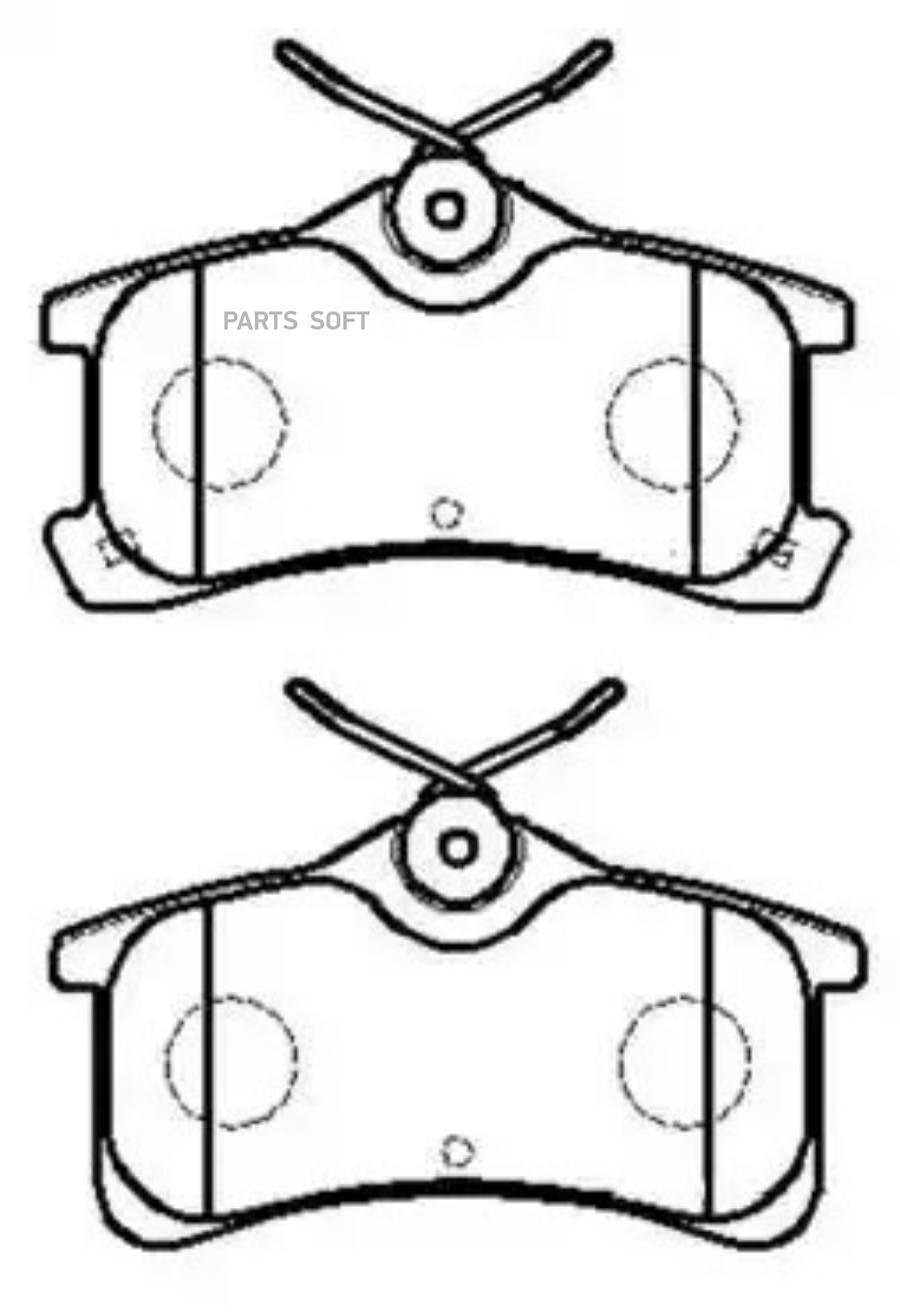 

Колодки Тормозные Дисковые Toyota: Corolla (E11) (W, Abs)(Eur) HSB HP9147