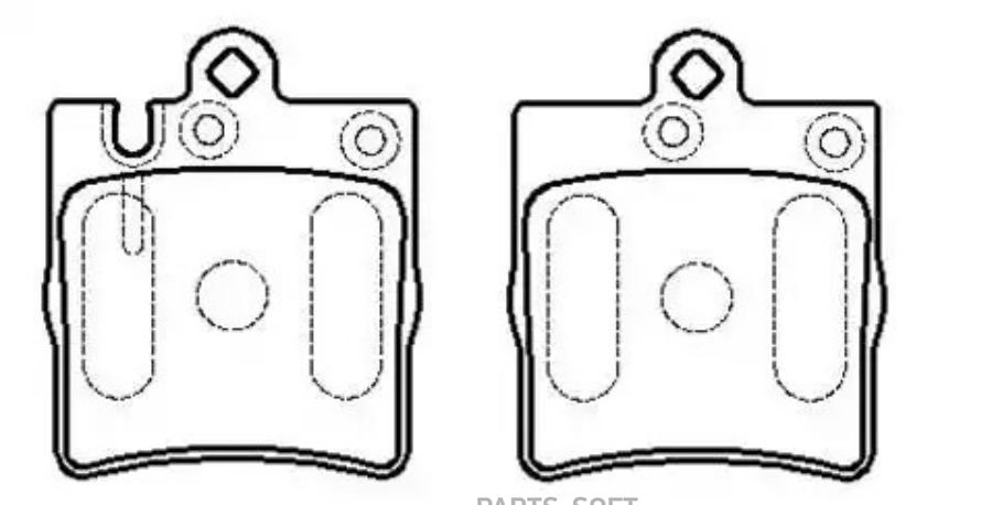 

Тормозные колодки HSB HP9534