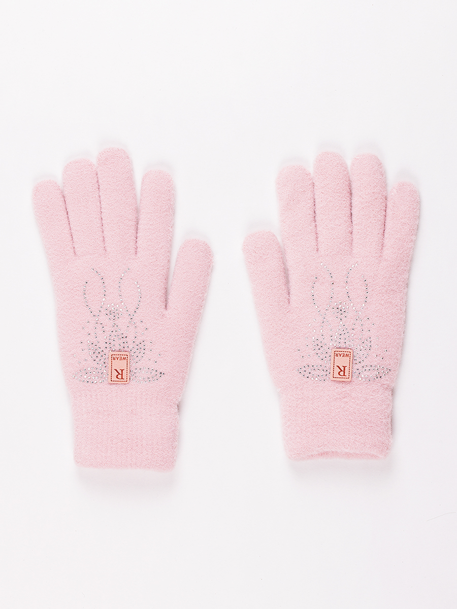 фото Женские перчатки dairos gd71700364/универсальные розовые