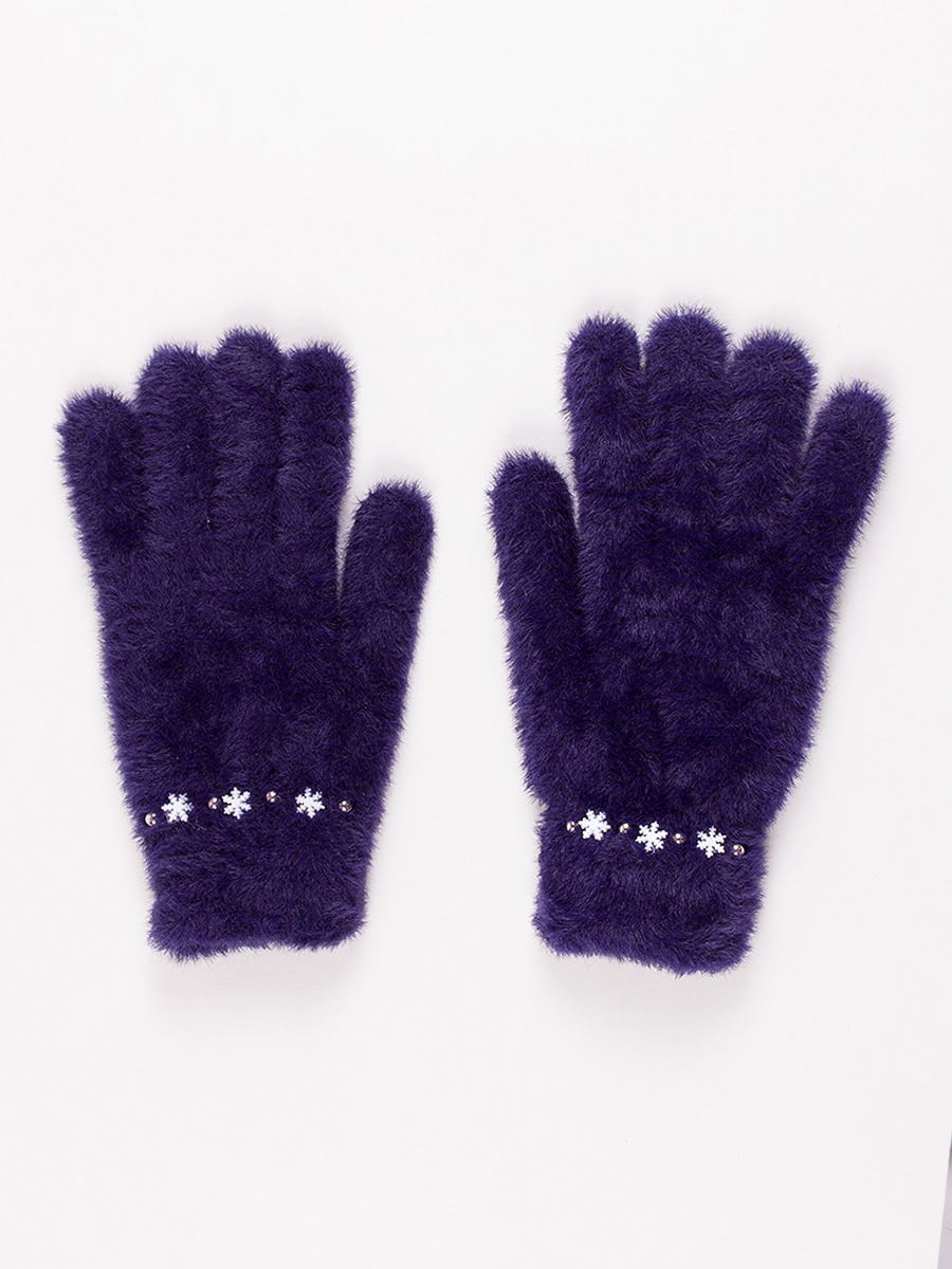 фото Женские перчатки dairos gd71700380/универсальные темно-синие