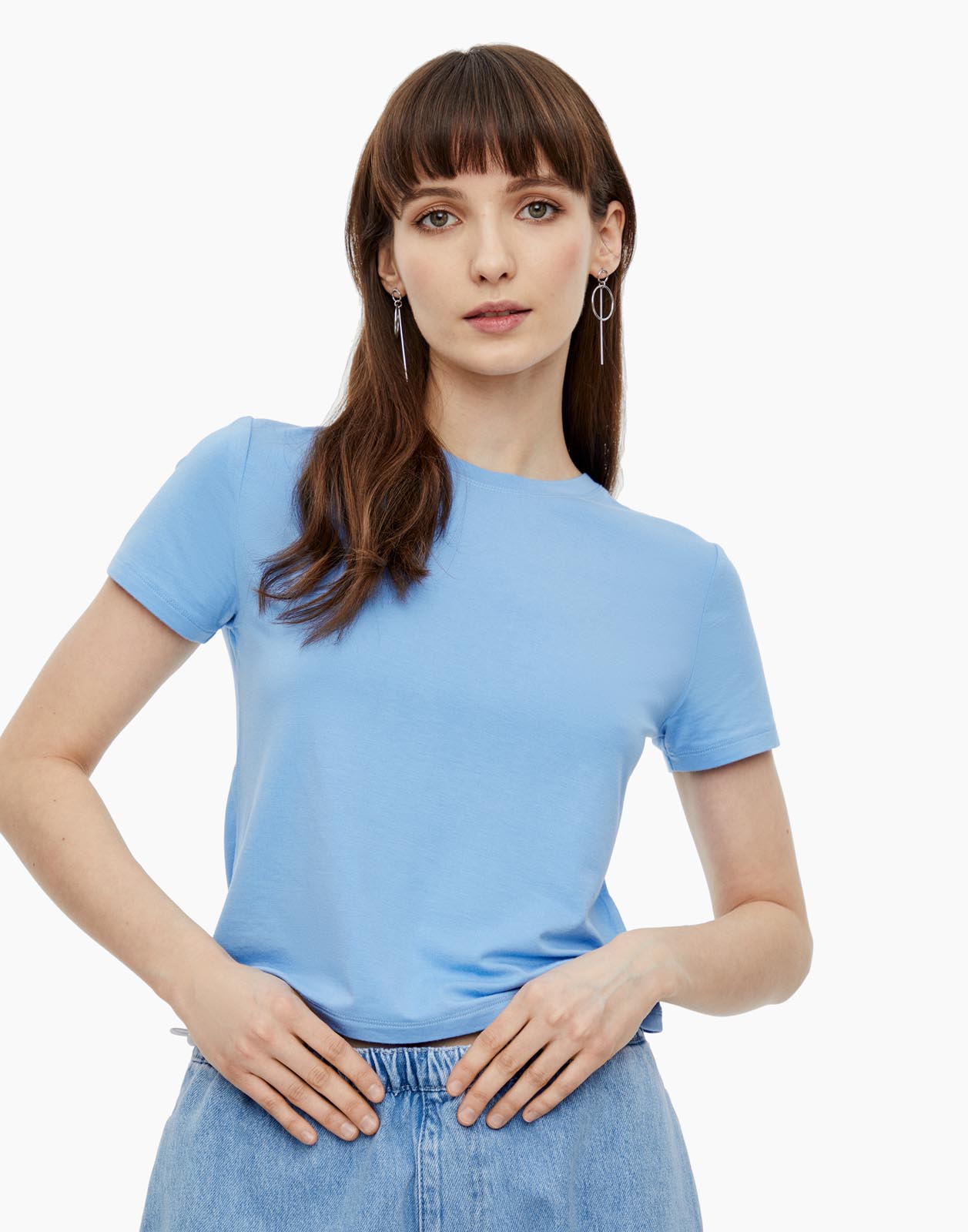 

Футболка женская Gloria Jeans GKT018925 синяя XL, Синий, GKT018925
