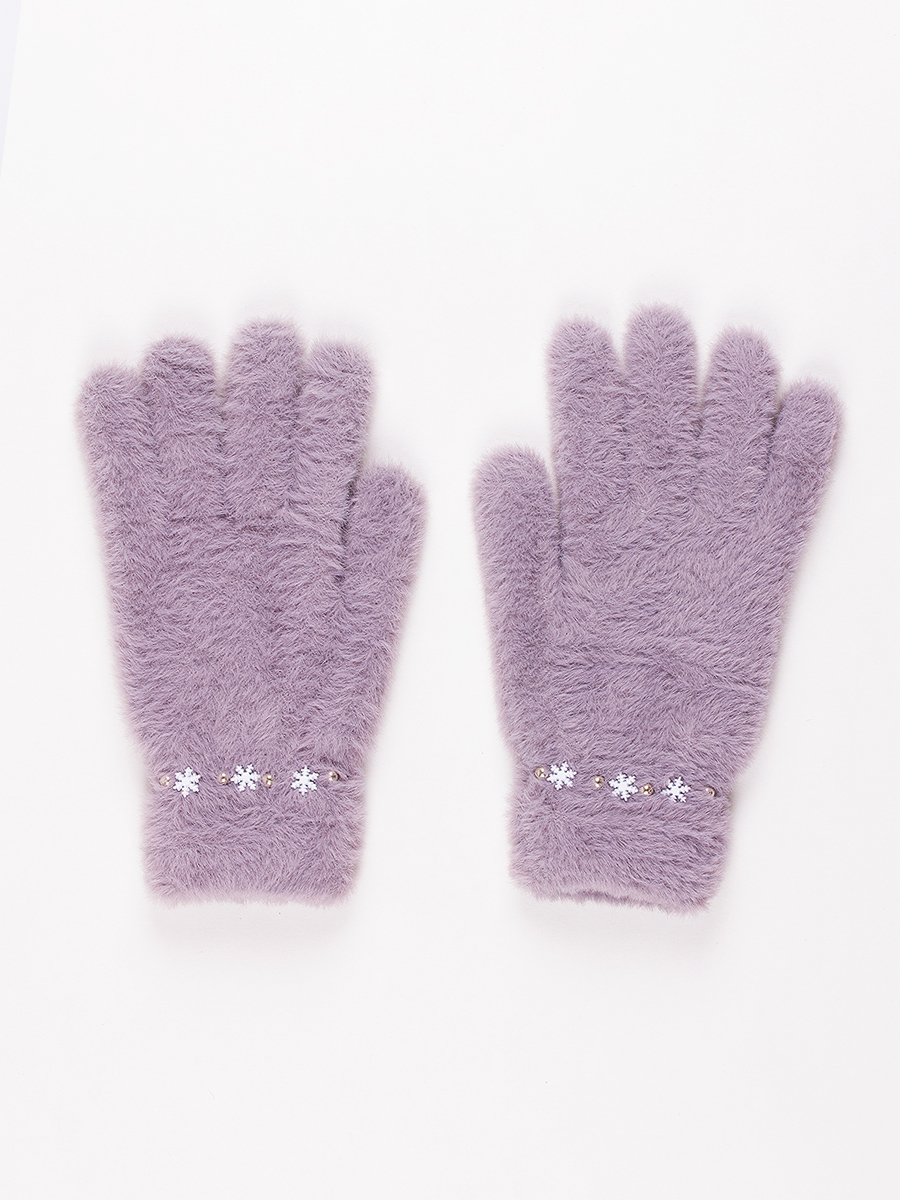 фото Женские перчатки dairos gd71700376/универсальные фиолетовые