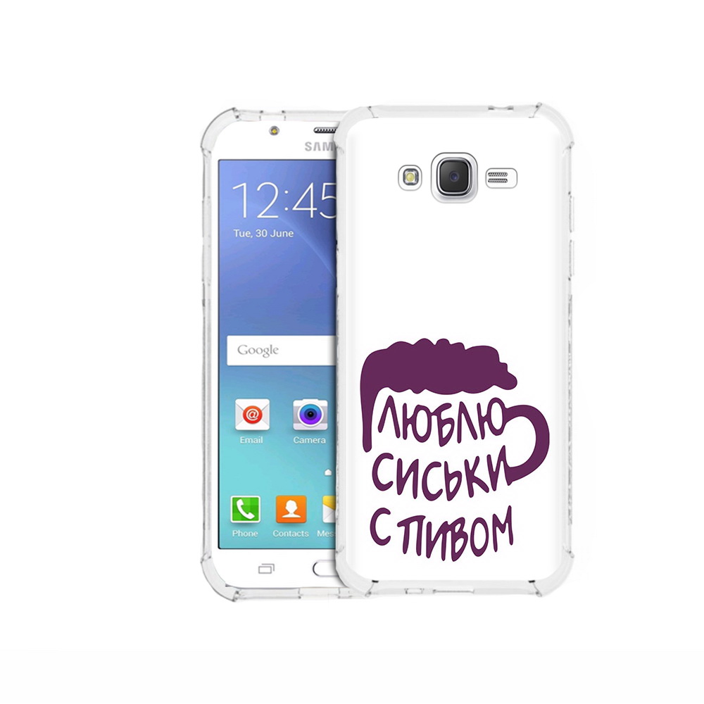 

Чехол MyPads Tocco для Samsung Galaxy J5 (2015) люблю пить кружка (PT15272.579.453), Прозрачный, Tocco