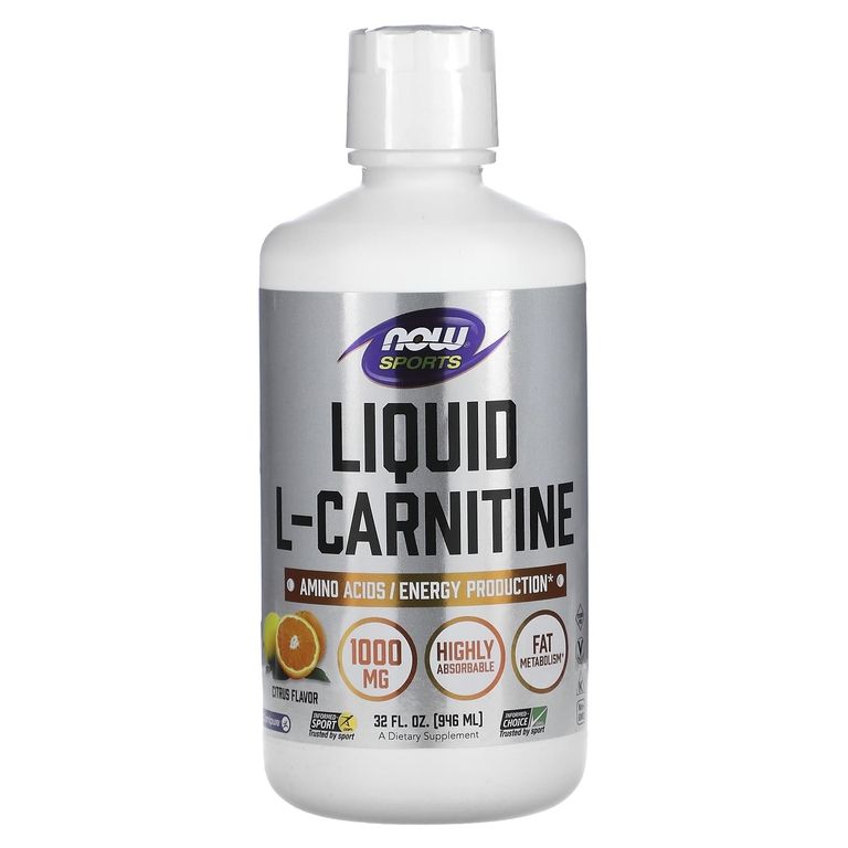 Аминокислоты NOW L-Carnitine жидкий 946 мл цитрус 4659₽