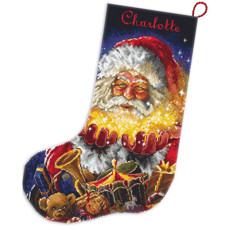 

Набор для вышивания LetiStitch Christmas miracle Stocking
