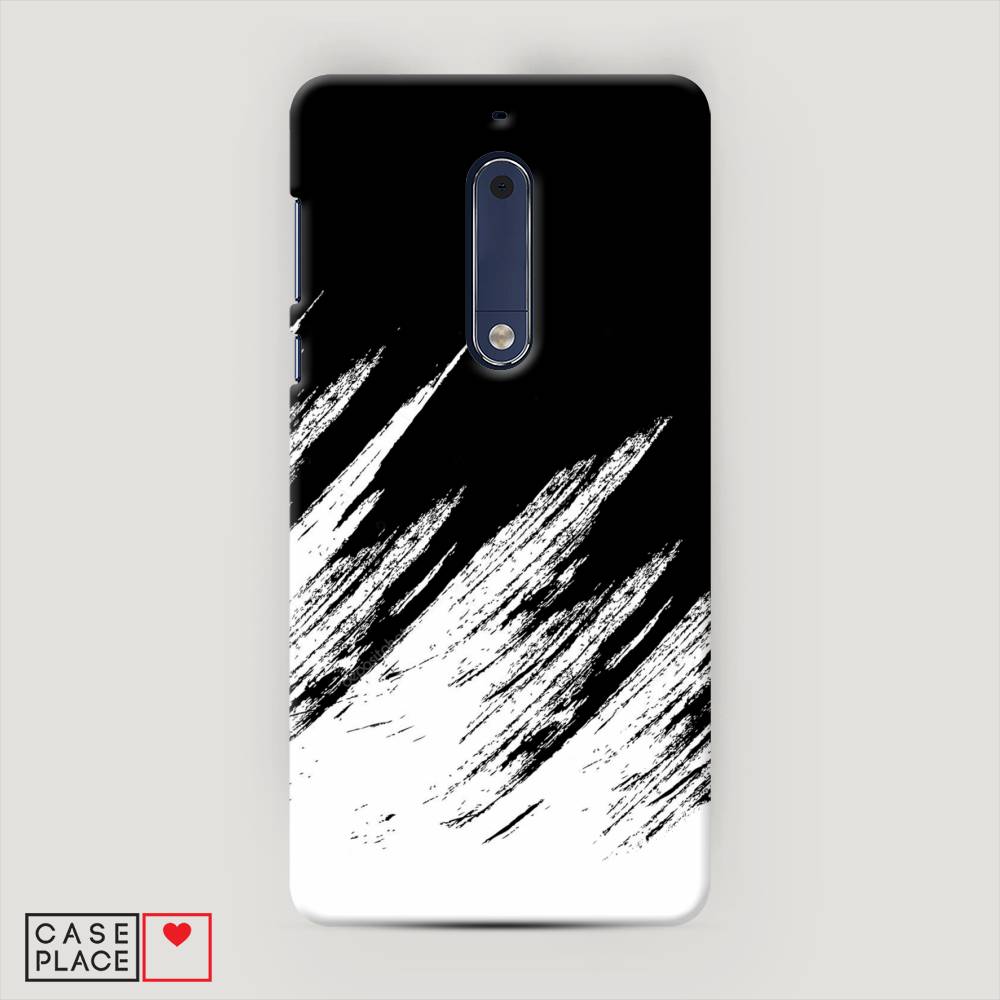 

Чехол Awog "Черно белые брызги" для Nokia 5, 120220-2