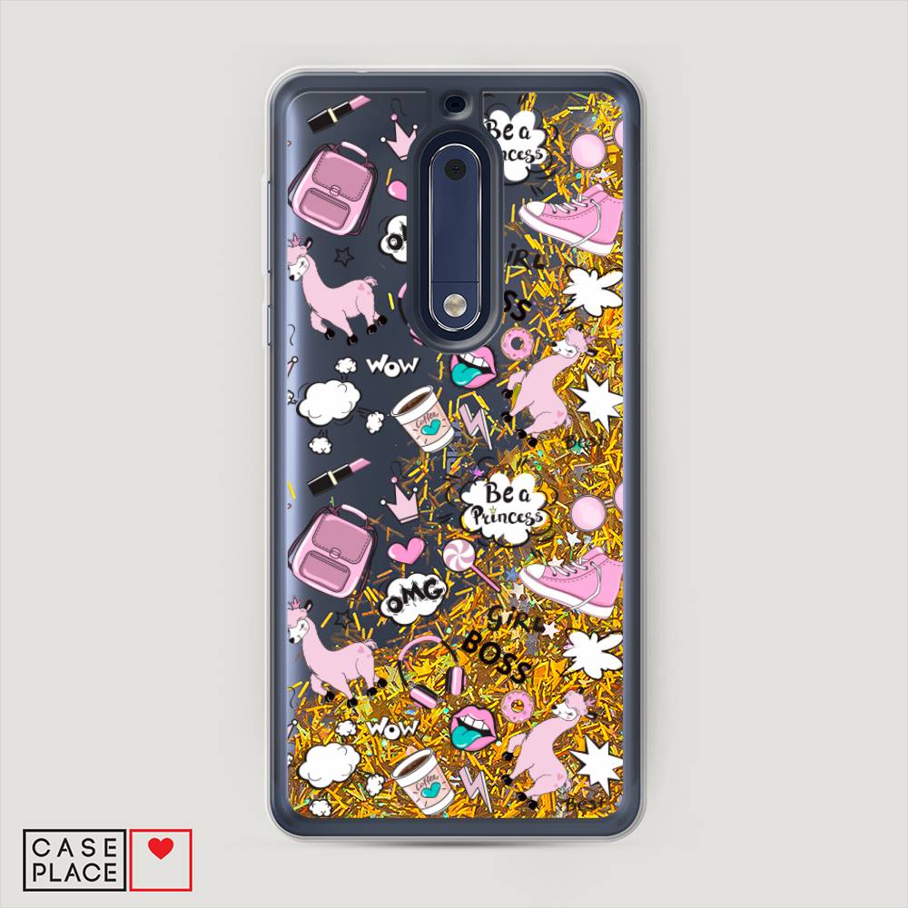 

Чехол Awog "Стильная лама" для Nokia 5, 120290-1