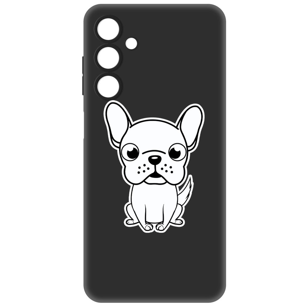 

Чехол-накладка Krutoff Soft Case Черно-белый щенок для Samsung Galaxy A25 5G (A256) черный