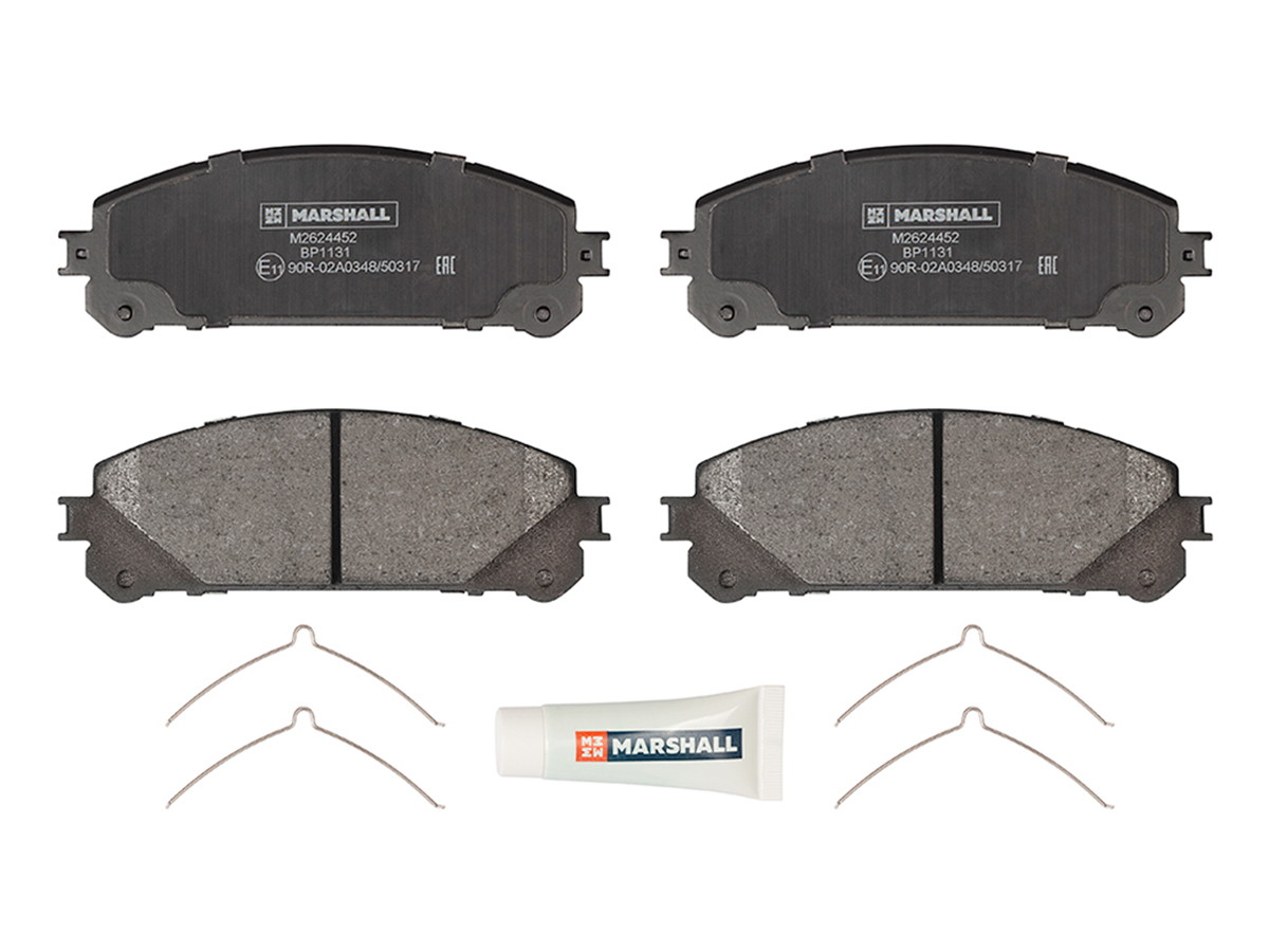 

Тормозные колодки MARSHALL Autoparts передние дисковые 21833392