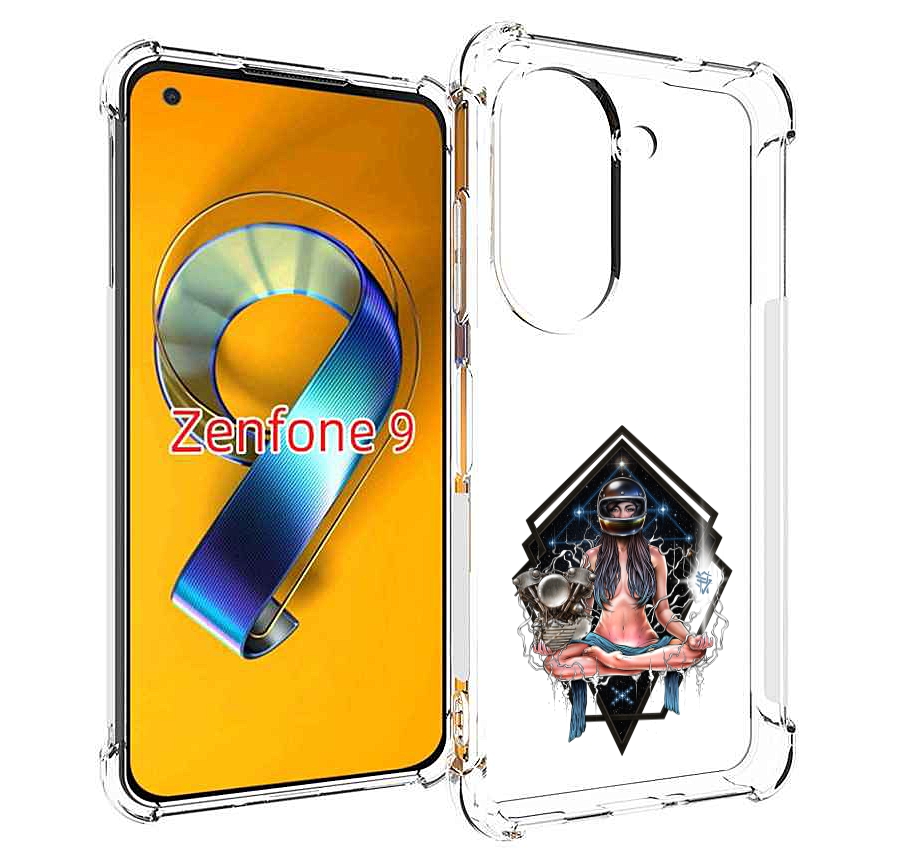 

Чехол MyPads красивая девушка в шлеме для Asus Zenfone 9 (AI2202), Прозрачный, Tocco