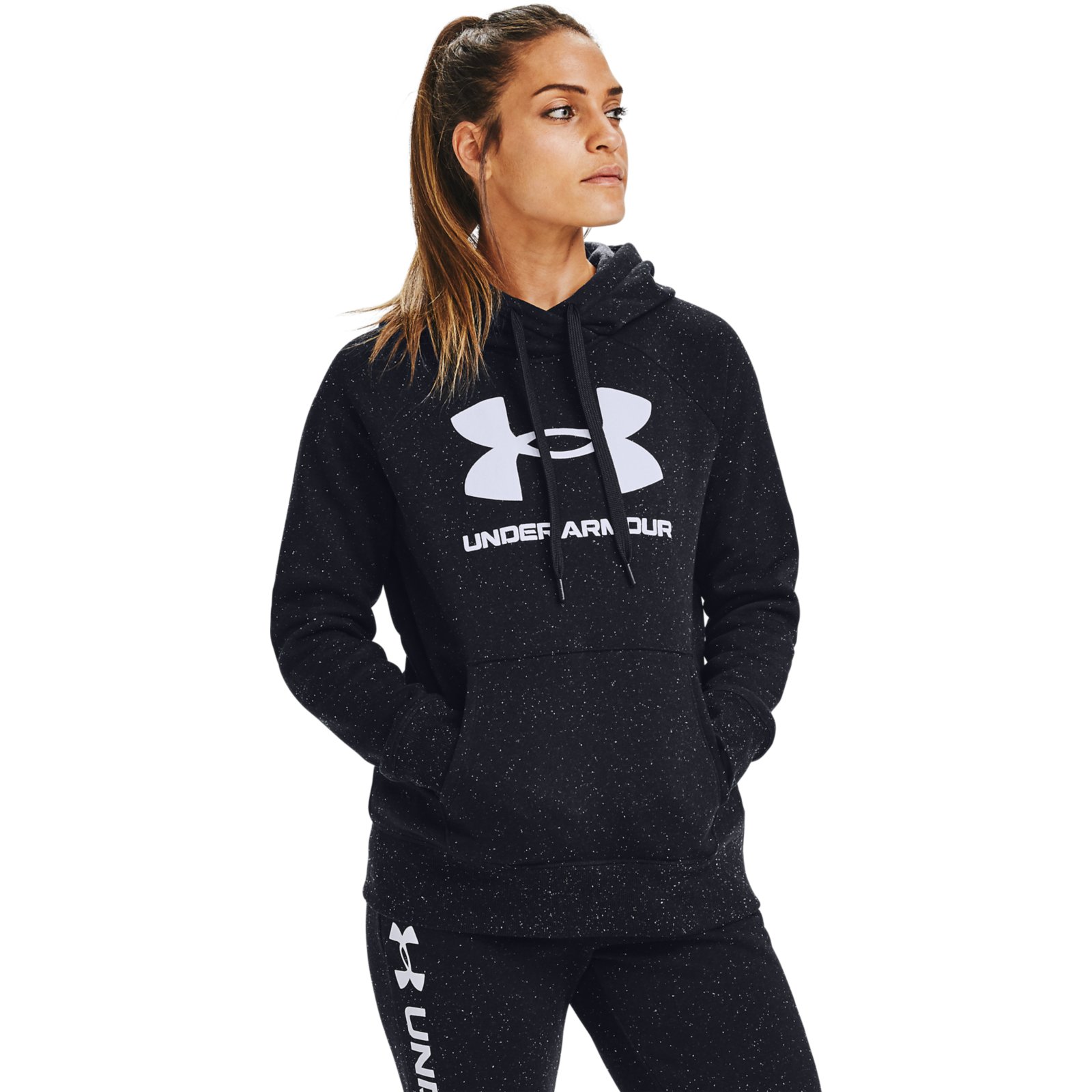 фото Худи женское under armour 1356318 черное 44-46 ru