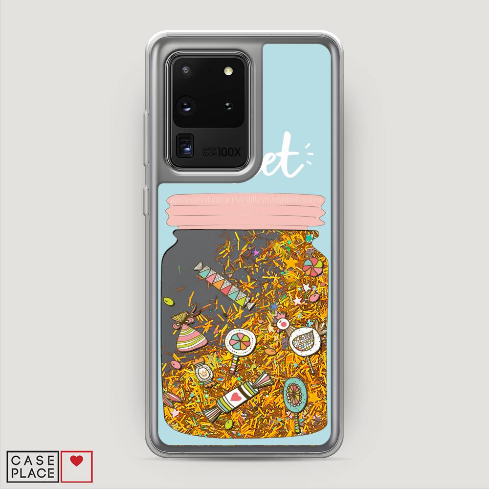 

Чехол Awog на Samsung Galaxy S20 Ultra "Конфетки в банке", Разноцветный, 29490-1