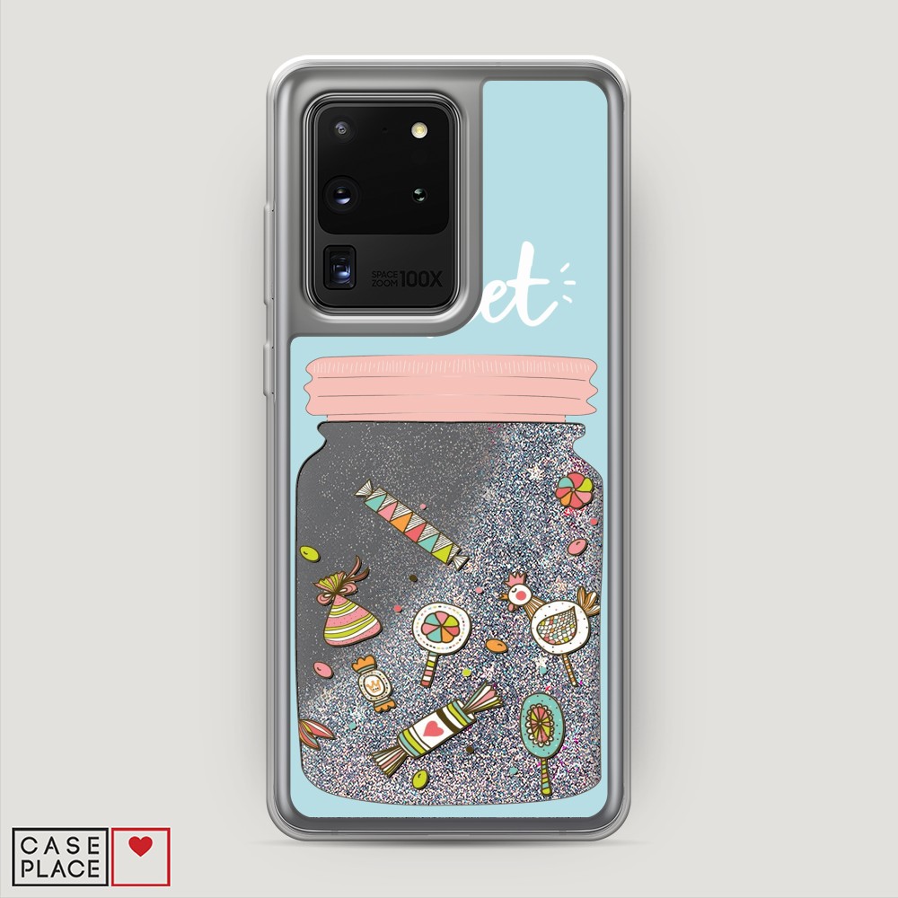 

Чехол Awog на Samsung Galaxy S20 Ultra "Конфетки в банке", Разноцветный, 29491-1