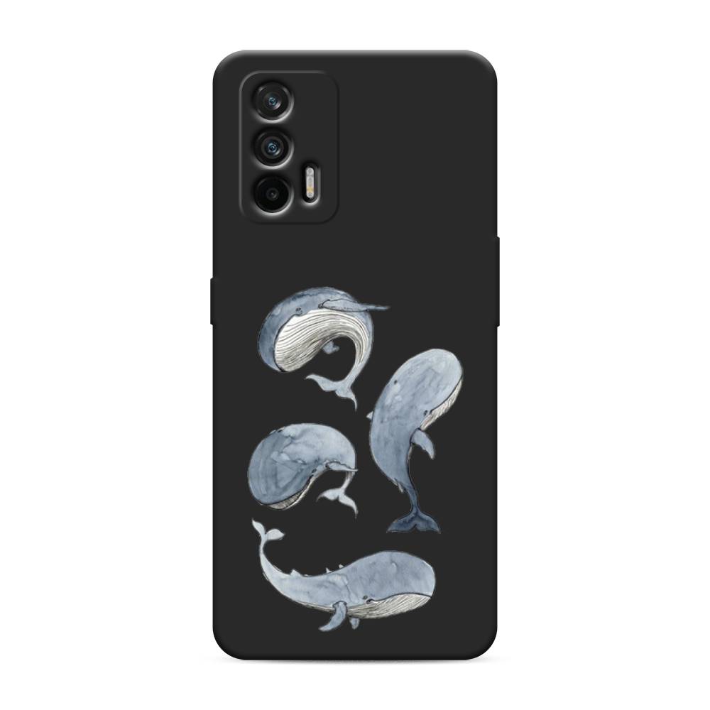 

Чехол Awog на Realme GT/Q3 Pro "Киты", Разноцветный, 256352-1