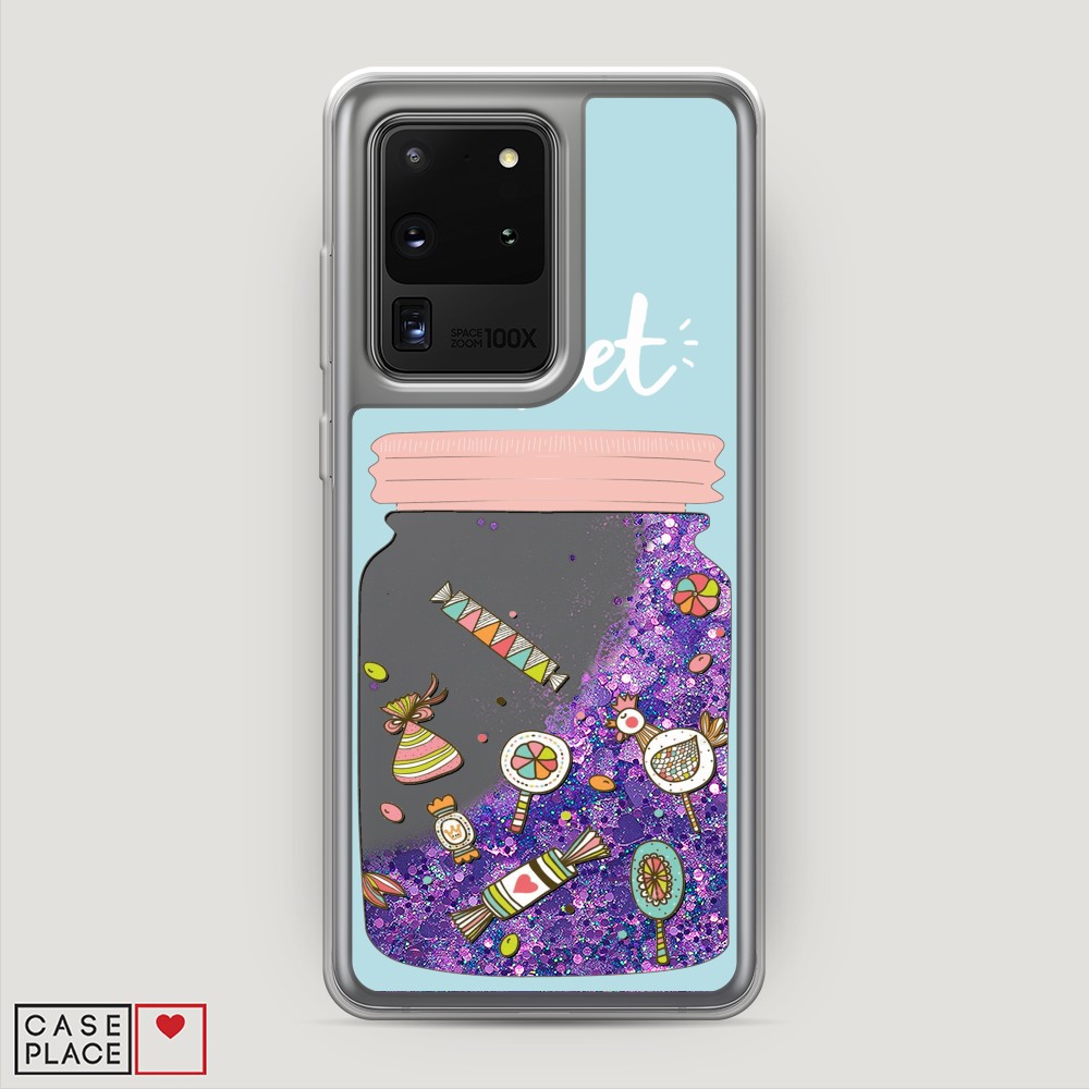 

Чехол Awog на Samsung Galaxy S20 Ultra "Конфетки в банке", Разноцветный, 29492-1