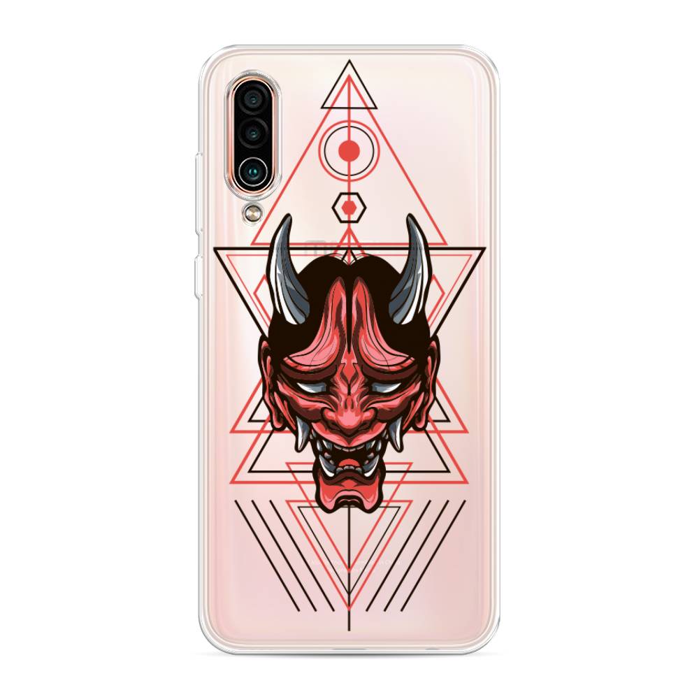 

Чехол на Meizu 16Xs "Hanya Oni mask", Серый;красный;черный, 73450-4