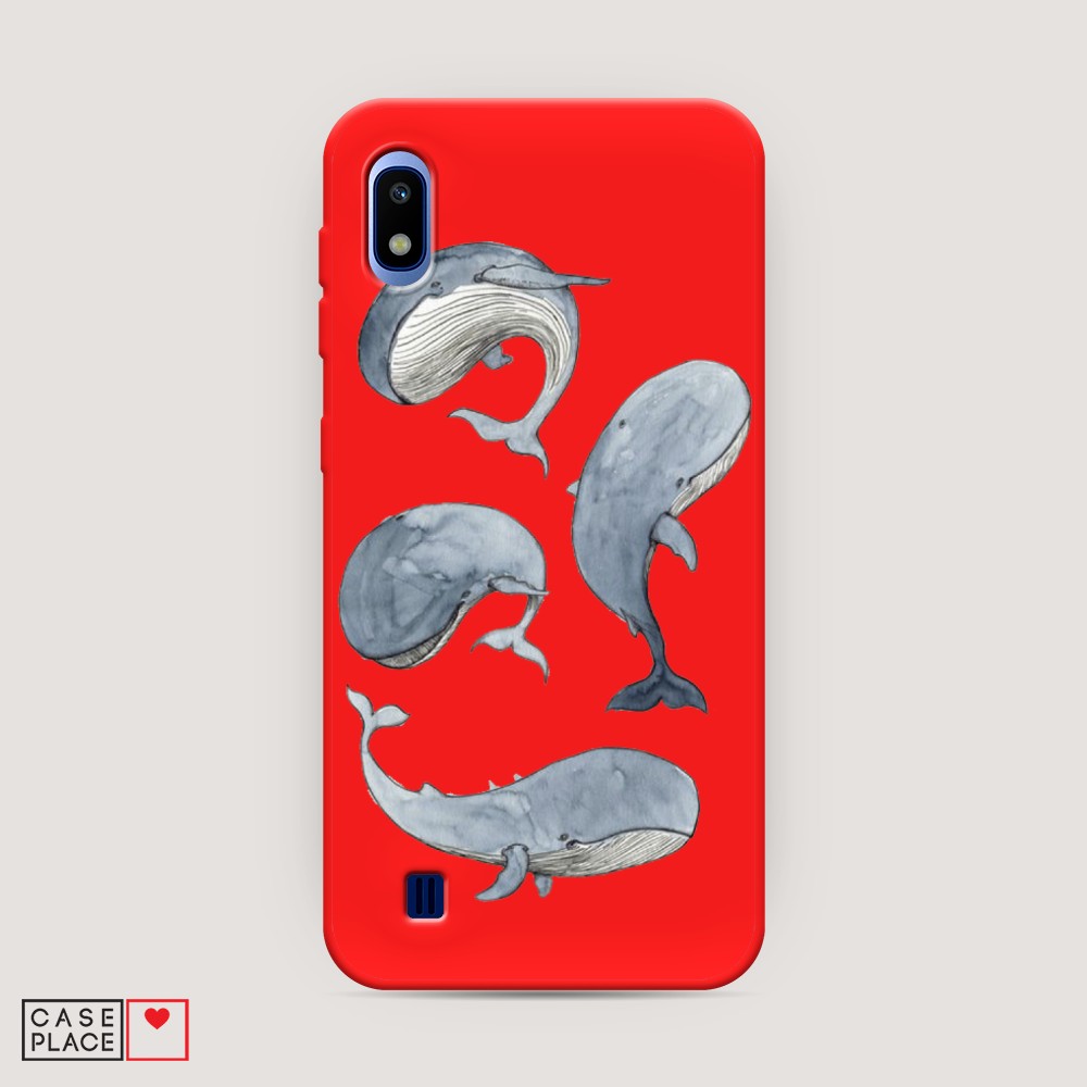 

Чехол Awog на Samsung Galaxy A10 "Киты", Разноцветный, 27953-1