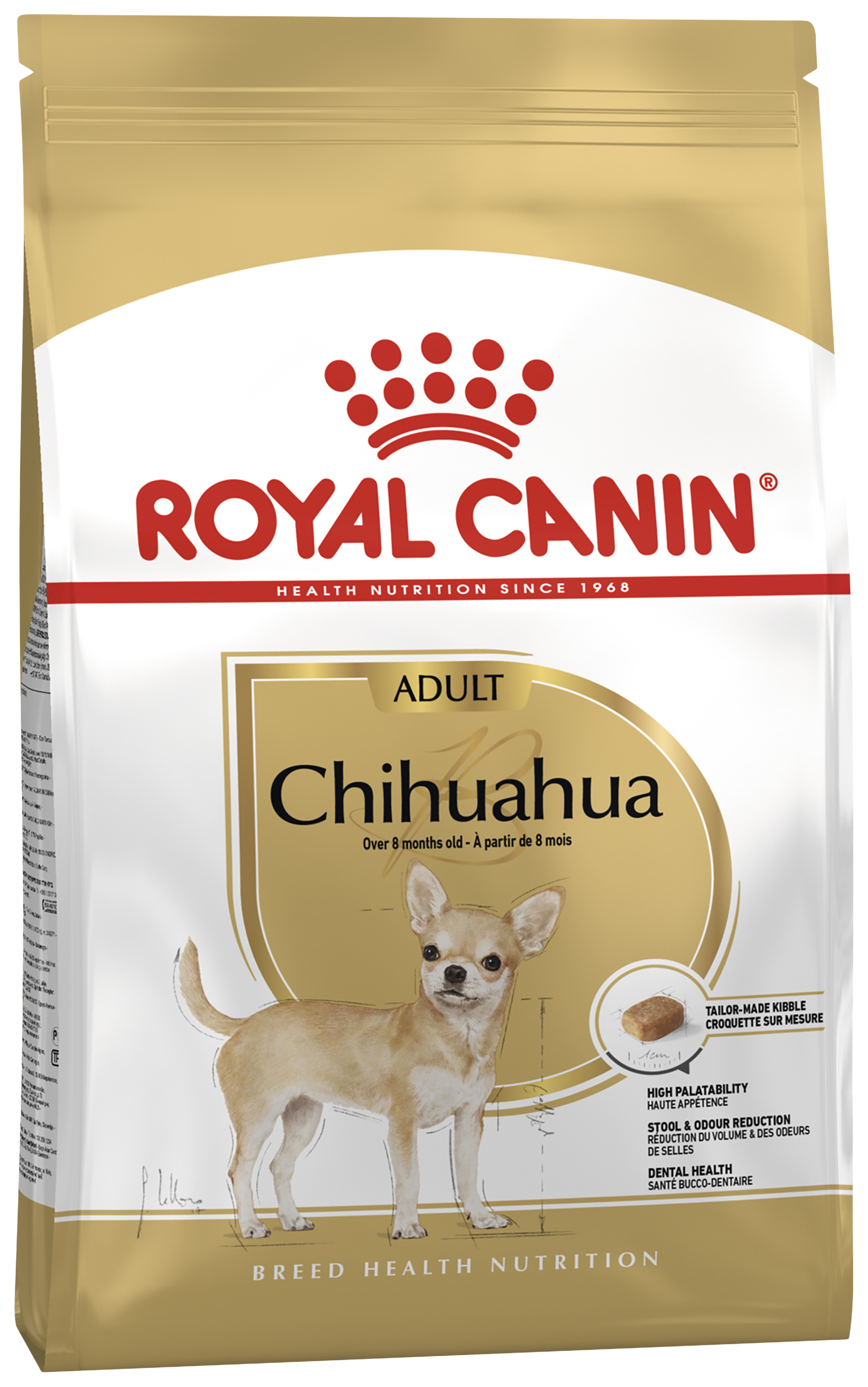 

Сухой корм для собак ROYAL CANIN Chihuahua Adult, для чихуахуа, 500 г