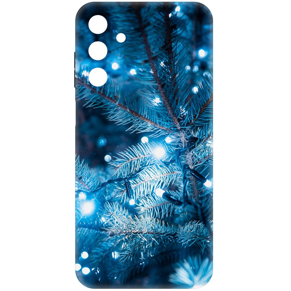 

Чехол-накладка Krutoff Soft Case Гирлянда для Samsung Galaxy A15 4G (A155) черный