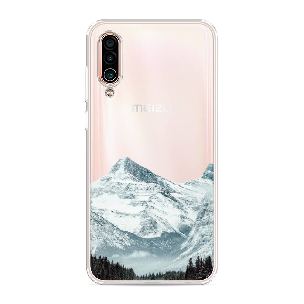 

Чехол на Meizu 16Xs "Горы арт 1", Белый;зеленый, 73450-2