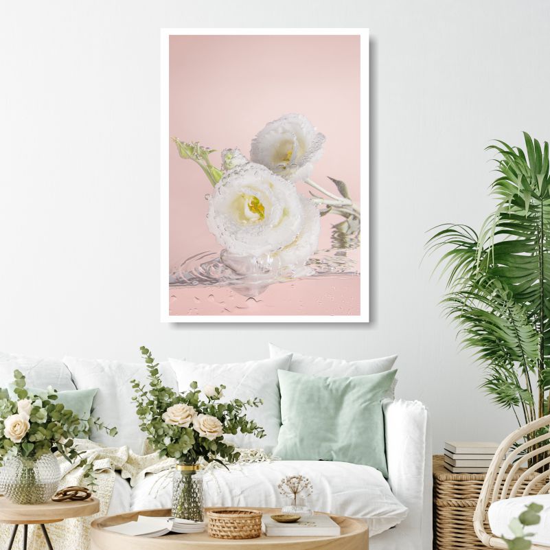 

Постер на холсте ПолиЦентр Весенние Цветы Эустомы 30х40 см, ВесенниеЦветыЭустомы