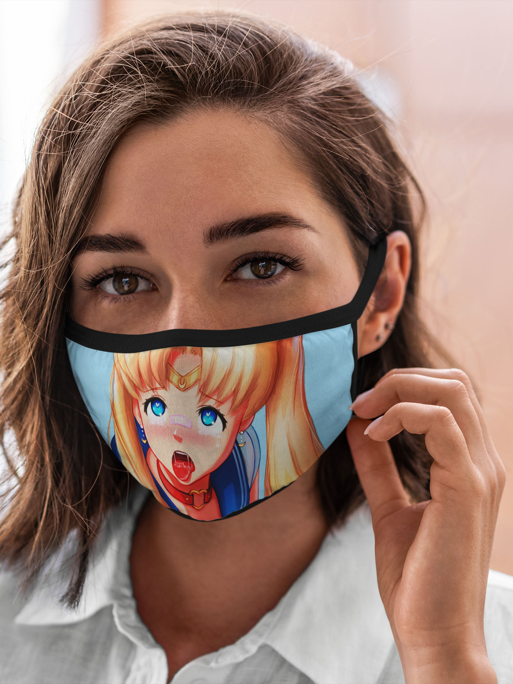 

Многоразовая маска унисекс Burnettie Sailor Moon Ahegao, Sailor Moon Ahegao