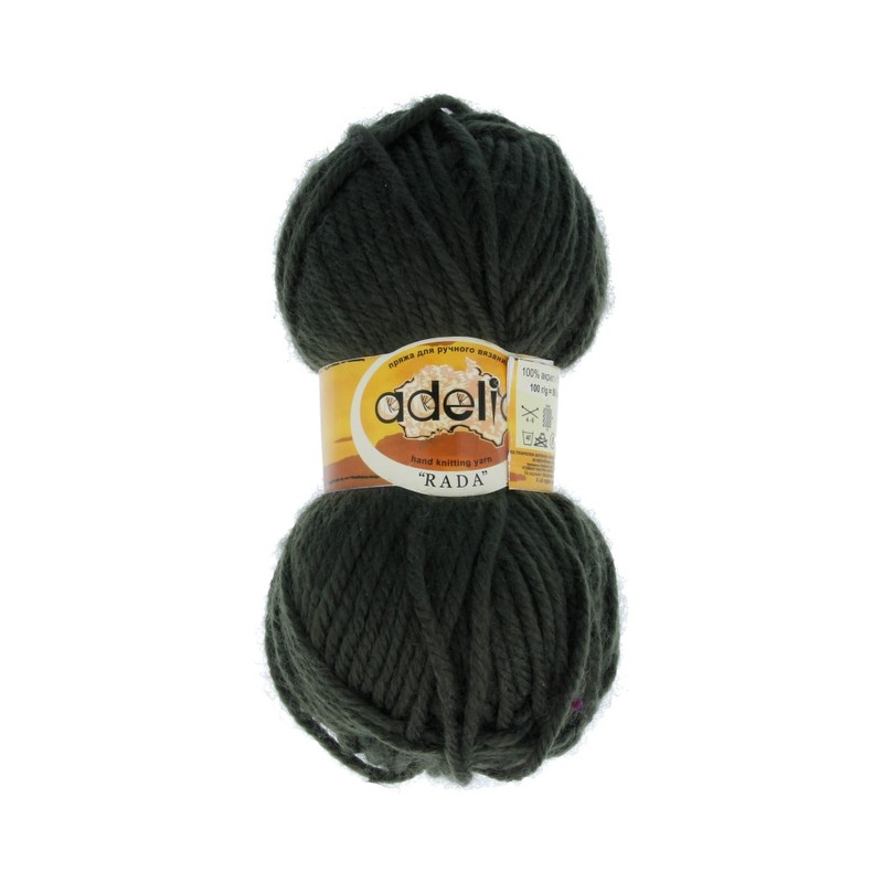 

Пряжа Adelia Rada, акрил, бобина 250 г, 230 м, цвет 031 хаки