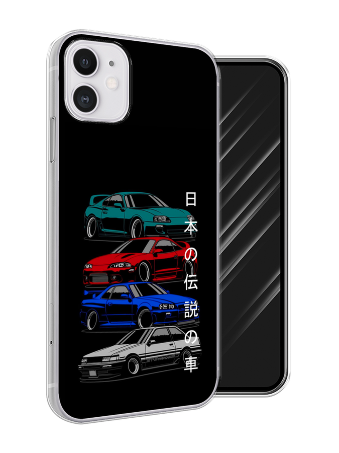 

Чехол Awog на Apple iPhone 11 / Айфон 11 "JDM Legend cars", Разноцветный, 12150-1