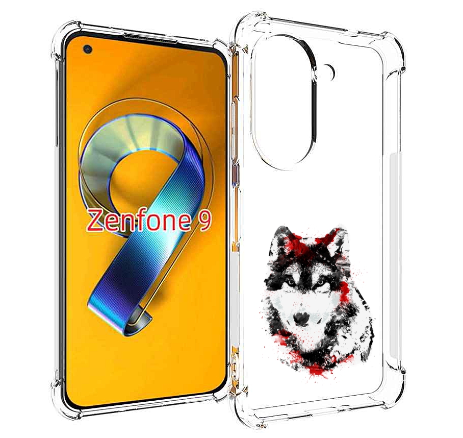 

Чехол MyPads кровавый волк для Asus Zenfone 9 (AI2202), Прозрачный, Tocco