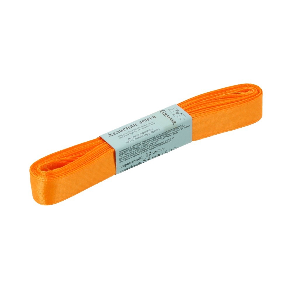 

Лента Gamma 12 мм, 5,4 м, № 021, цвет оранжевый