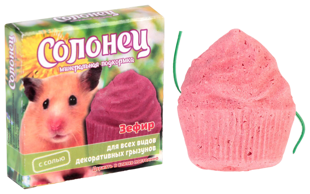 Минеральная подкормка Мышильд солонец для грызунов, зефир, 14 г, 2 шт