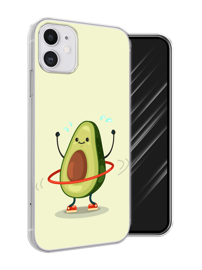 

Чехол Awog на Apple iPhone 11 / Айфон 11 "Авокадо с обручем", Разноцветный, 12150-10