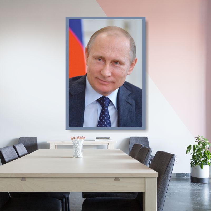 

Постер на холсте ПолиЦентр Путин 40х50 см, ПутинТип3