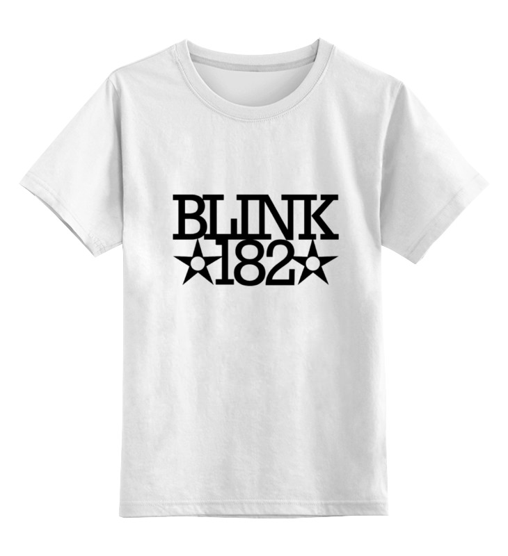 

Футболка детская Printio Blink182 star цв. белый р. 116, Blink182 star