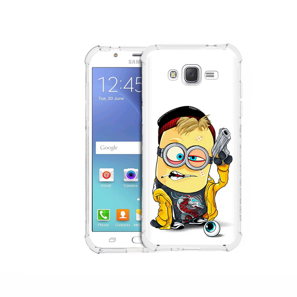 

Чехол MyPads Tocco для Samsung Galaxy J5 (2015) миньон бандит (PT15272.579.475), Прозрачный, Tocco