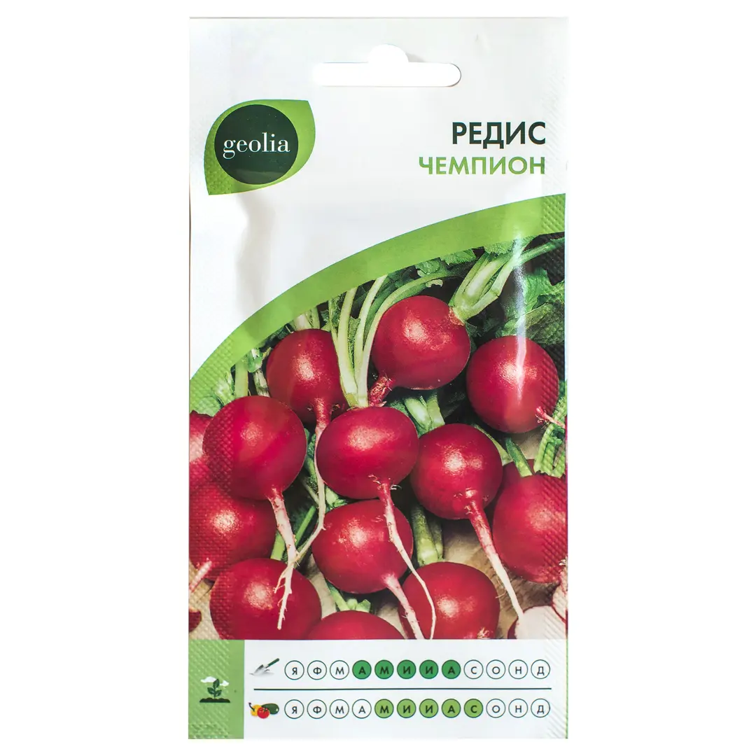 

Семена редис Чемпион Geolia SSS-17584911 1 уп.