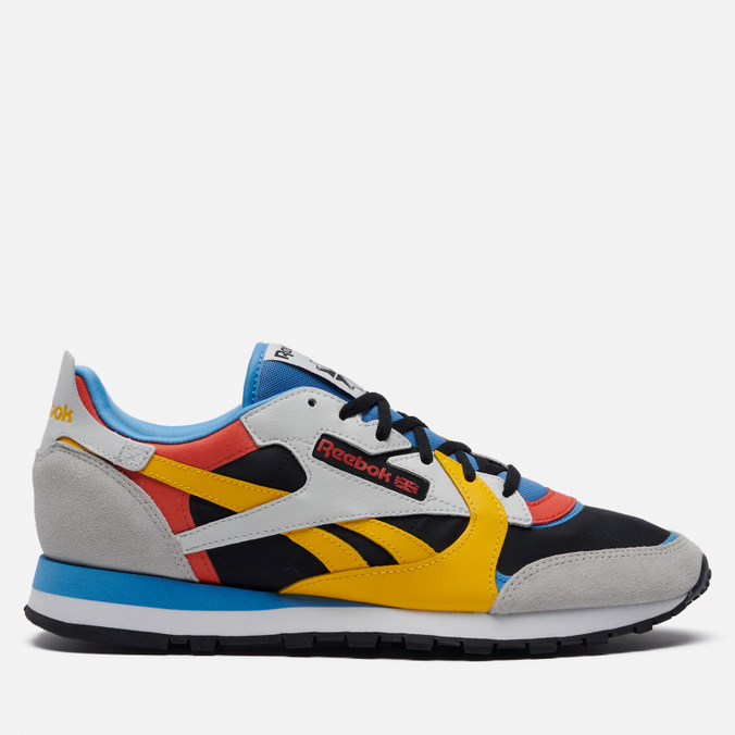 

Кроссовки унисекс Reebok Classic Leather серые 44 EU, Classic Leather
