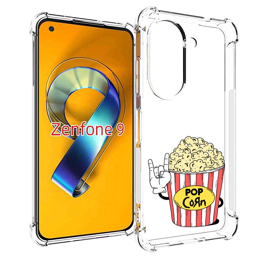 

Чехол MyPads крутой попкорн для Asus Zenfone 9 (AI2202), Прозрачный, Tocco