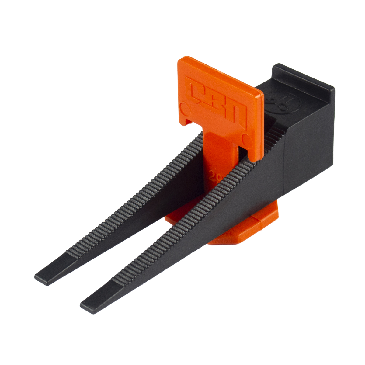 Система выравнивания плитки Шабашка 1,5 мм, 40/40 шт, черные/оранжевые зажимы для укладки плитки ремоколор
