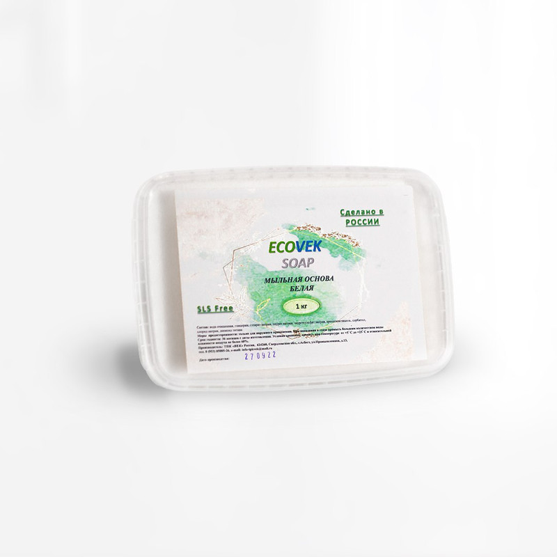 

Мыльная основа Ecovek белая, Белый, белая