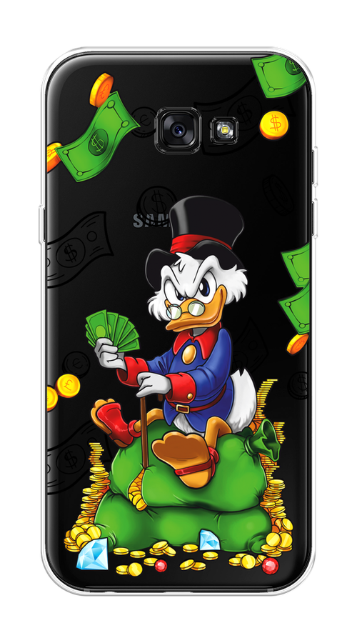 

Чехол на Samsung Galaxy A7 2017 "Scrooge Richness", Черный;синий;зеленый, 20950-1