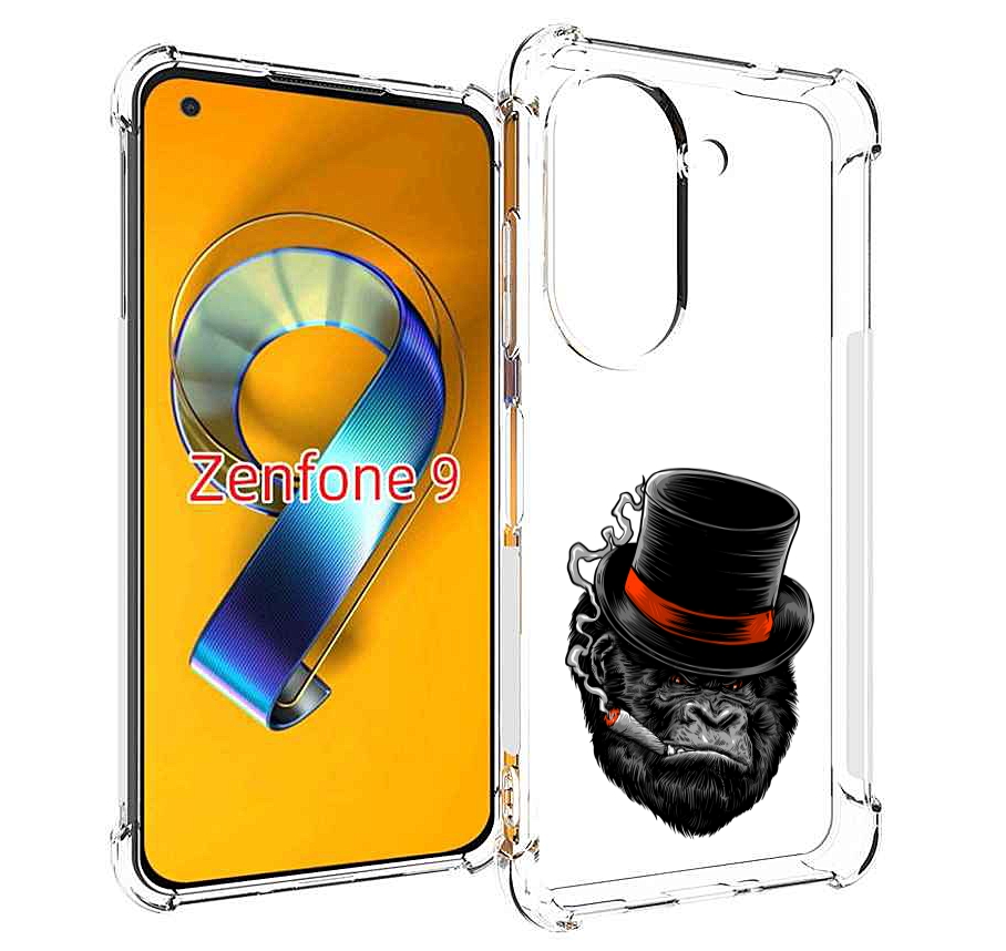 

Чехол MyPads дизайнерская горилла для Asus Zenfone 9 (AI2202), Прозрачный, Tocco