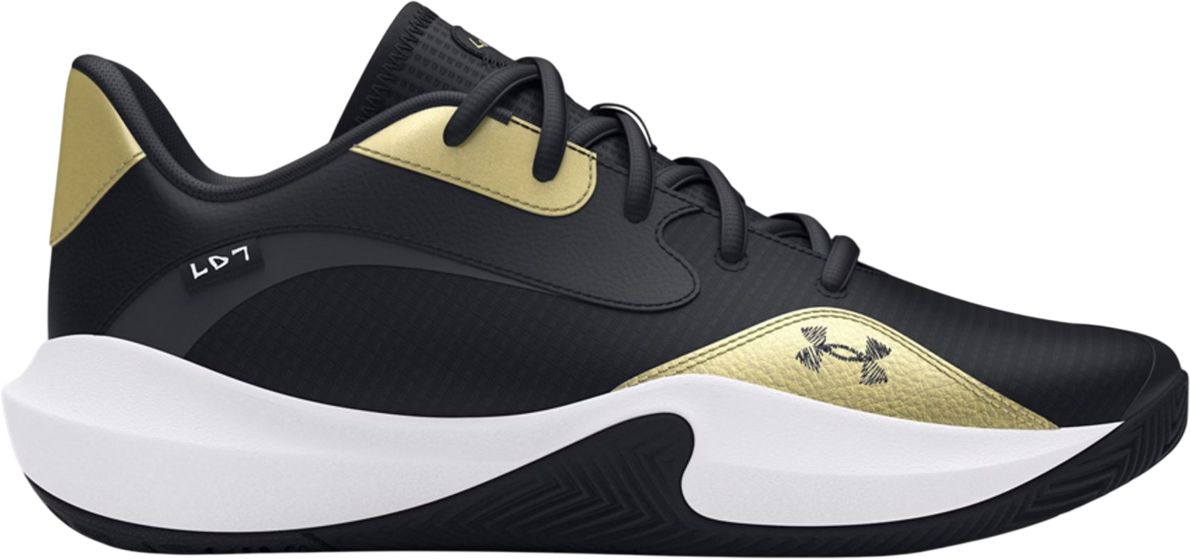 

Кроссовки унисекс Under Armour Lockdown 7 Low черные M9 US; W10.5 US, Черный, Lockdown 7 Low