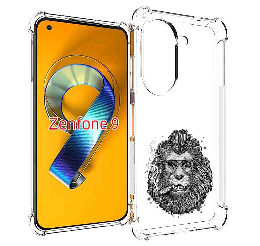 

Чехол MyPads курящий лев для Asus Zenfone 9 (AI2202), Прозрачный, Tocco