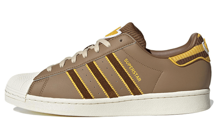 

Кеды унисекс Adidas Superstar коричневые 43 EU, Коричневый, Superstar