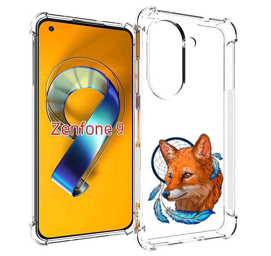 

Чехол MyPads лиса и ловец снов для Asus Zenfone 9 (AI2202), Прозрачный, Tocco