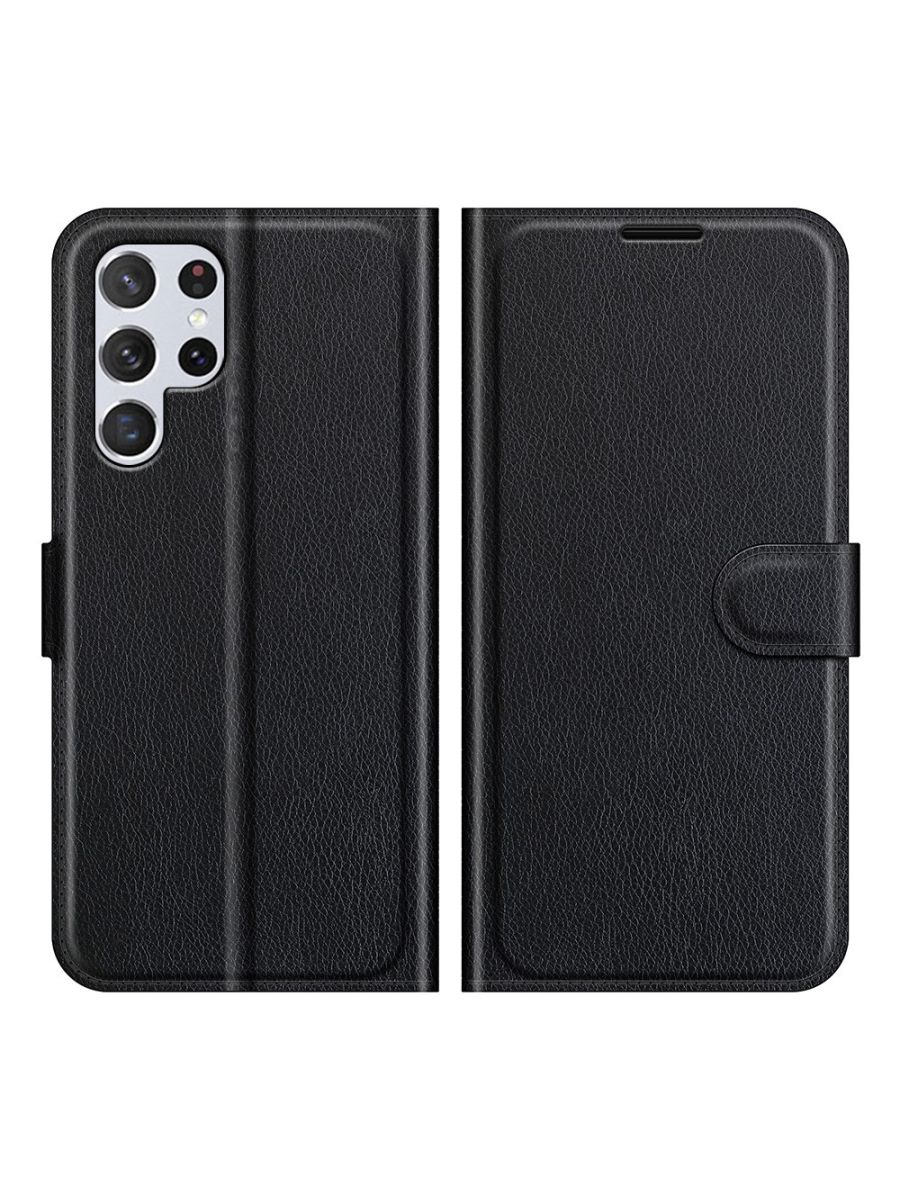 

Чехол Wallet для смартфона Samsung Galaxy S22 ultra черный