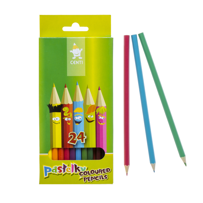 

Карандаши 24 цвета Koh-I-Noor 2144, Центы, европодвес, Разноцветные