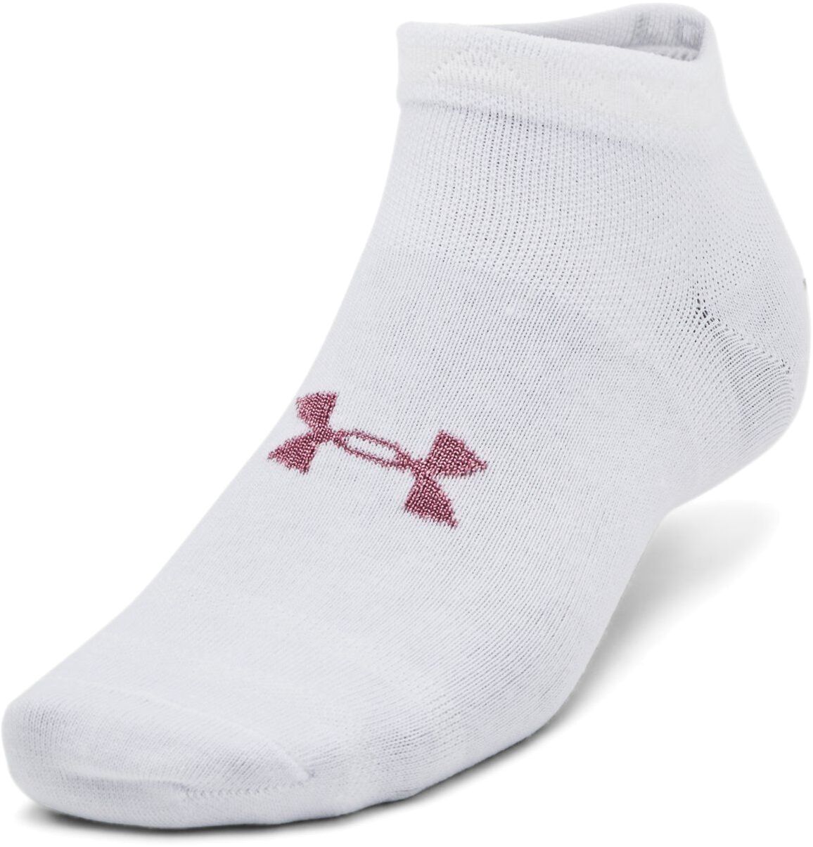 Комплект носков унисекс Under Armour UA Essential Low Cut 3pk белых XL 3 пары